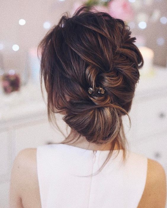 Updo Hairstyles For Thick Medium Length Hair Hairstyles Updo