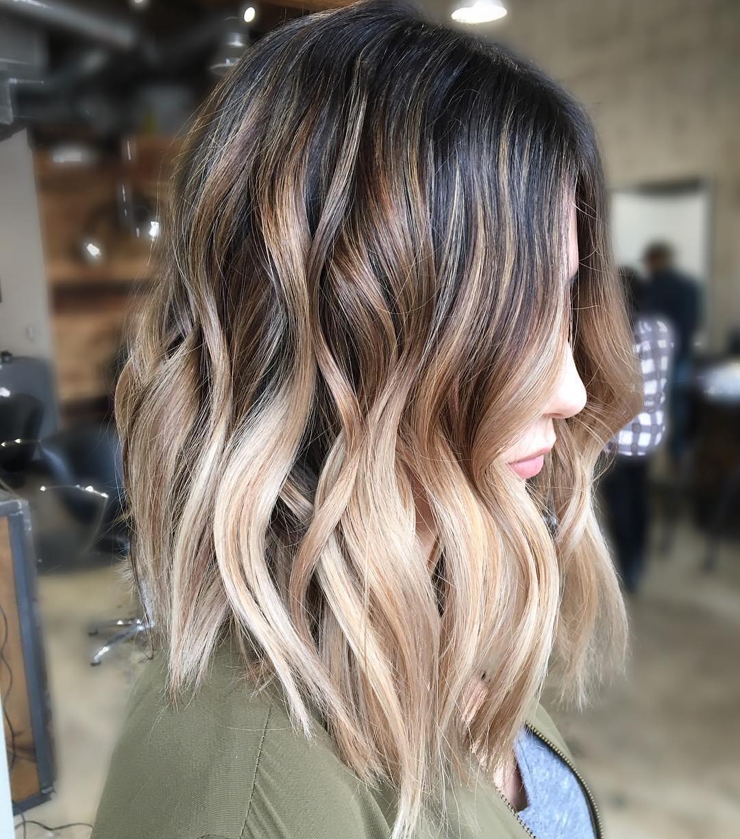Pretty Balayage Ombre Hair Styles For Shoulder Length Hair