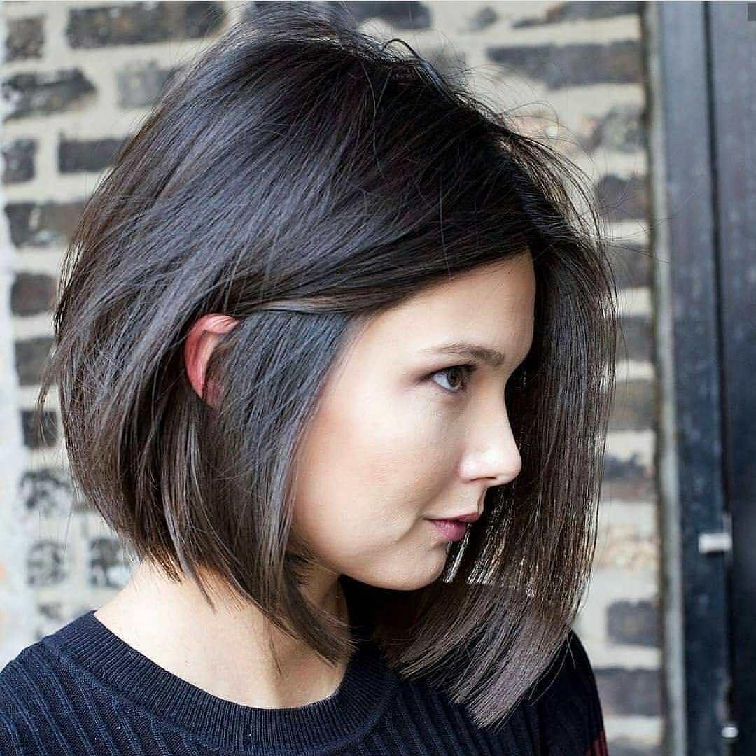 bob thick short hair maintenance low cuts hairstyles length straight mid credit