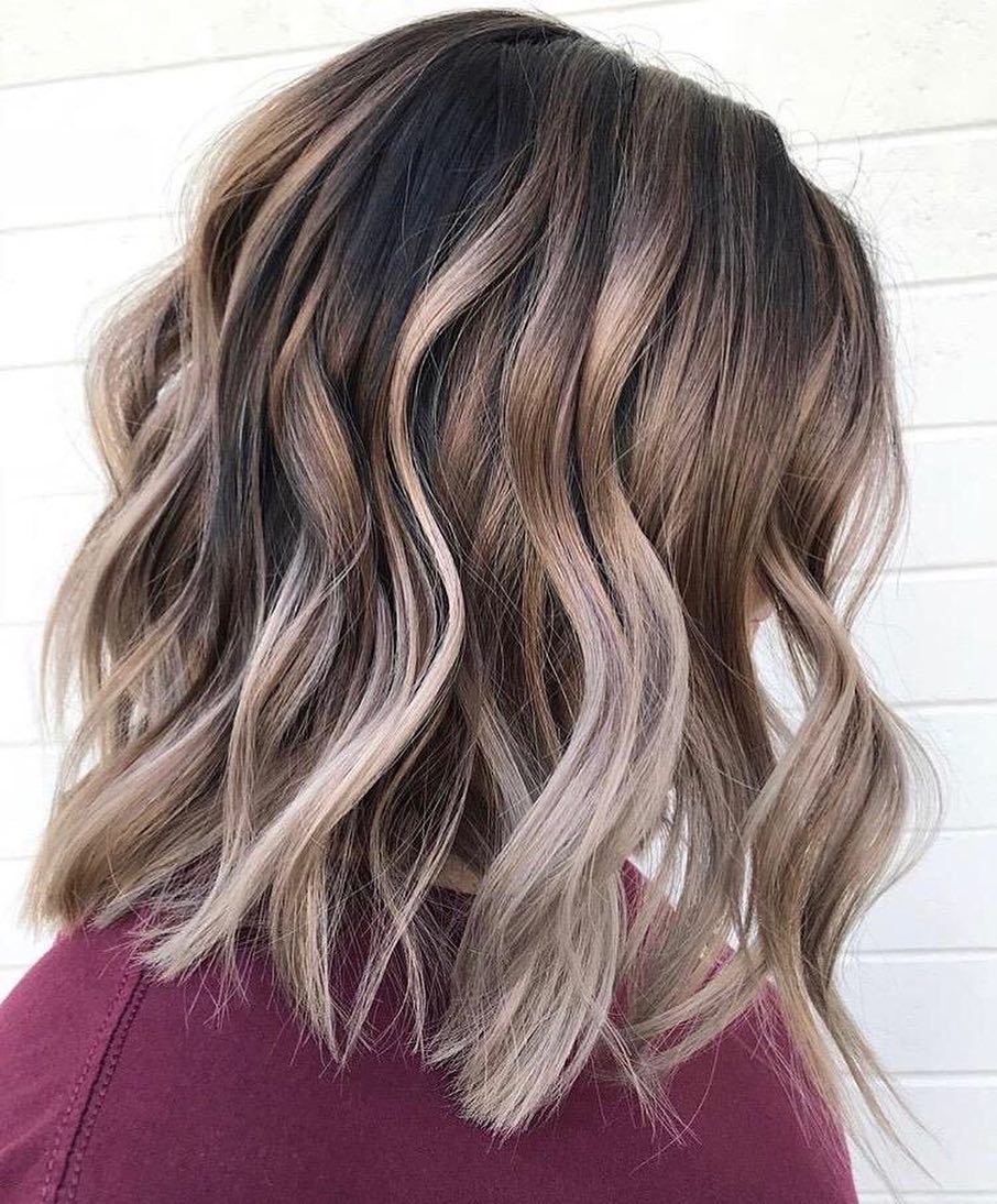 Medium Hair Color Ideas Shoulder Length Hairstyle For