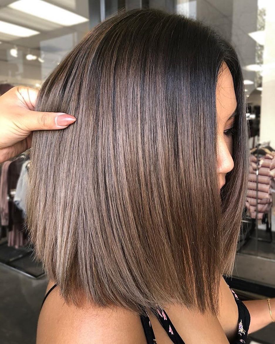 Stylish Ombre Balayage Hairstyles For Shoulder Length Hair