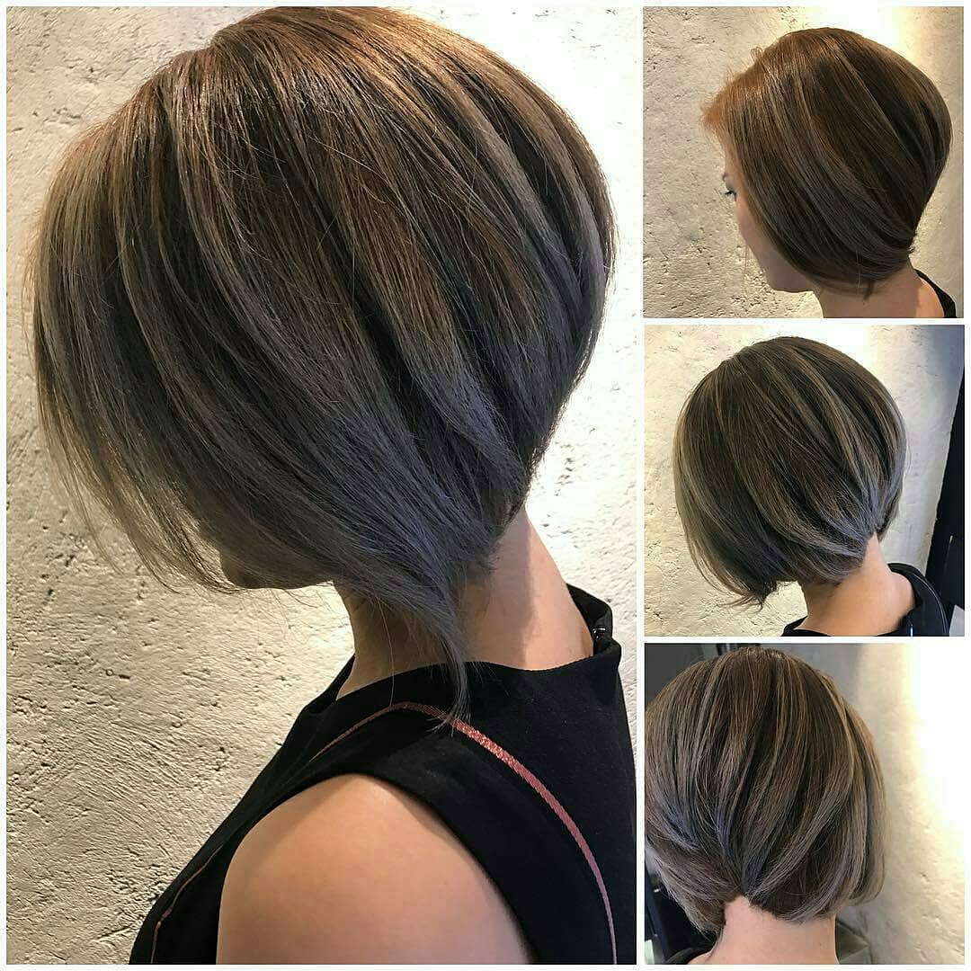 Simple Short Straight Bob Haircut Women Short Hairstyle