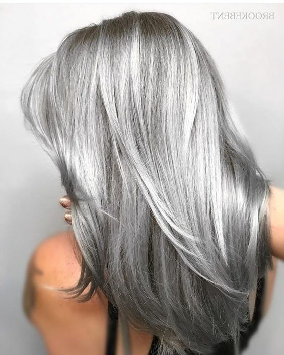 Pretty Gray Hair Styles Stylish Hair Color Ideas Popular