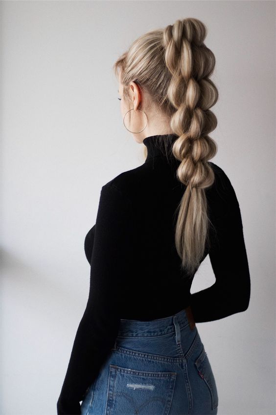 10 Braided Ponytail Hair Styles for Long Hair - Ponytail Hairstyles
