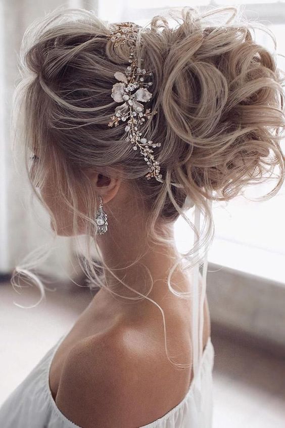 Halloween-Themed Wedding Updos for Brides