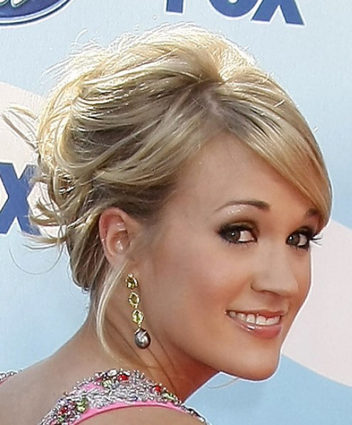 Carrie Underwood Updo Hairstyles 2012 - PoPular Haircuts
