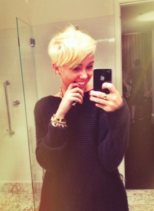 Miley Cyrus New Short Haircuts 2012 Popular Haircuts