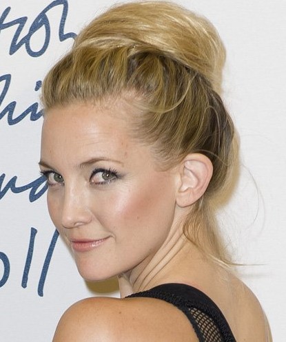 Kate Hudson Bun Hairstyles 2012