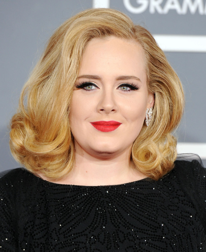 Adele Hairstyles 2013