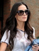 Demi Moore Layered Long Wavy Hairstyles 2013