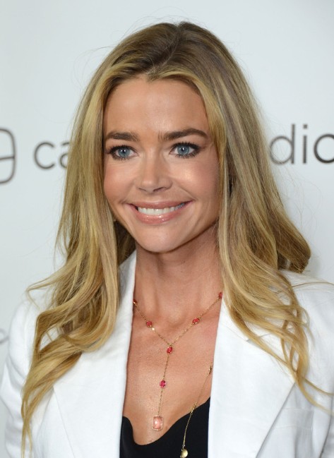Denise Richards Trendy Hair Color with Long Hair 2013