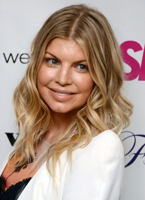 Fergie Medium Hairstyles 2013 for Curly Hair