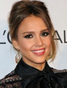 Jessica Alba Formal Updo Hairstyles 2013 for Prom