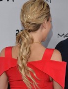 Kate Hudson Ponytail Hairstyle for Long Curly Hair 2013