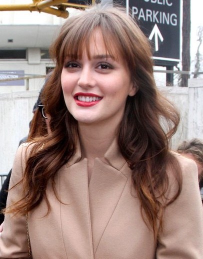 Leighton Meester Long Soft Waves Hairstyles 2013