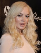Lindsay Lohan Blonde Long Curly Hair Styles