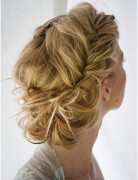 Messy Braid Updo for Long Hair, Prom Hairstyles