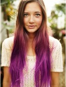 Ombre Long Straight Hair for Girls, Easy Hairstyles