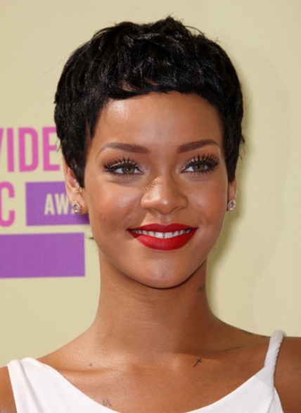Rihanna, Black Pixie Haircuts for Short Hair