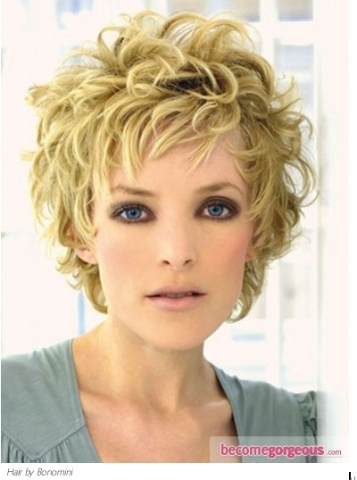 Short Messy Curly Hairstyles