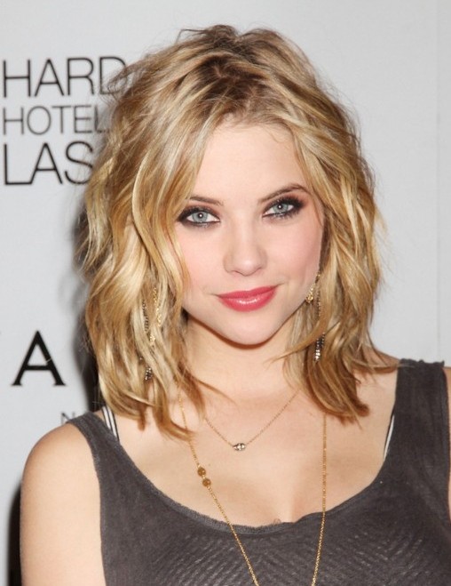 Hairstyles for Medium Length Hair,Messy Haircut