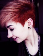 Red Hairstyles for Very Short Hair