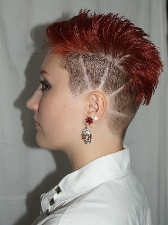 Short Red Hair, Punk Hairstyles