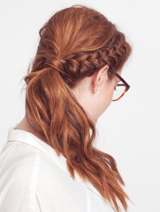 Side braid hairstyles for work