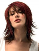 Medium Length Haircuts for Thick Hair, Red Hair Styles