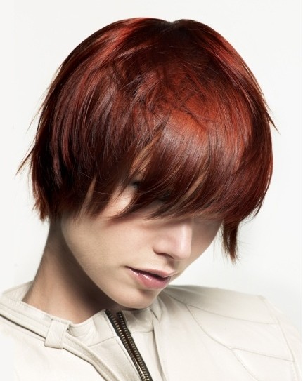 Short Red Hairstyles, Straight Hair Cut