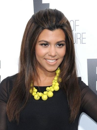 Easy Long Hairstyles, Kourtney Kardashian Hair