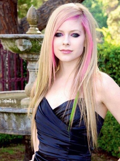 Ombre Hairstyles for Long Hair, Avril Lavigne