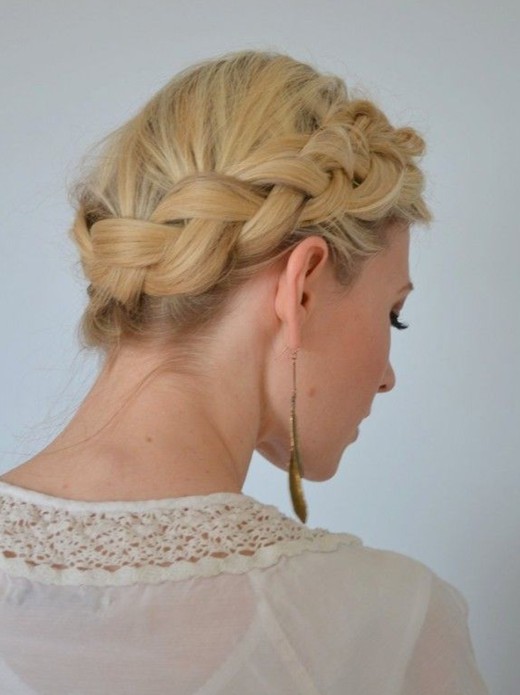 2014 Easy Braided Updo Hairstyles for Prom