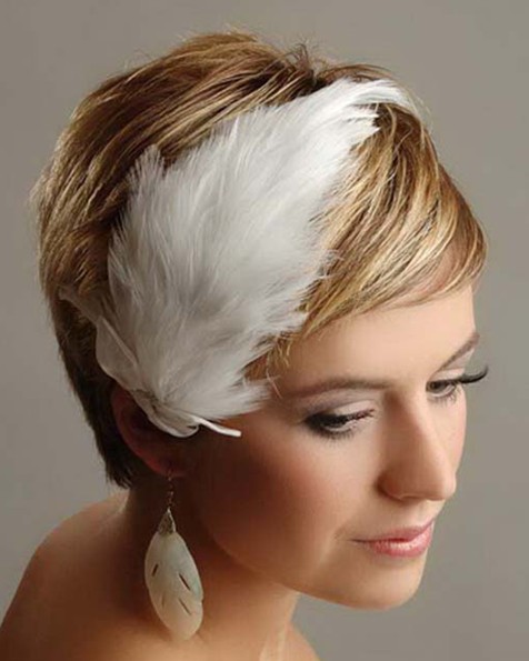 2014 Wedding Hairstyles for Short Hair