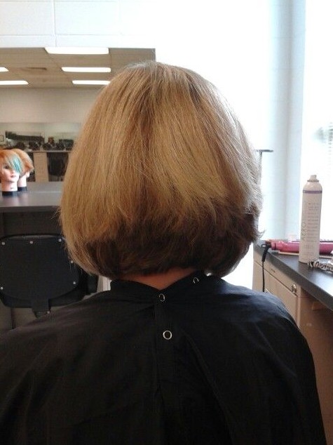 Stacked Bob Haircut for Straight Hair