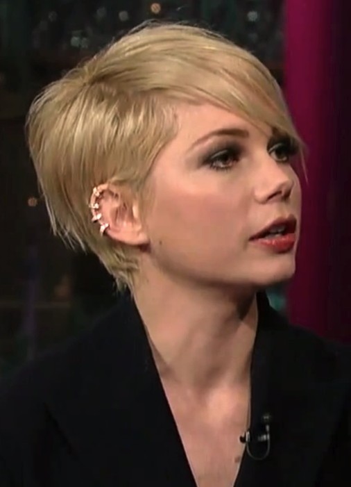 2014 Michelle Williams Short Hair Styles: Pixie Haircut 