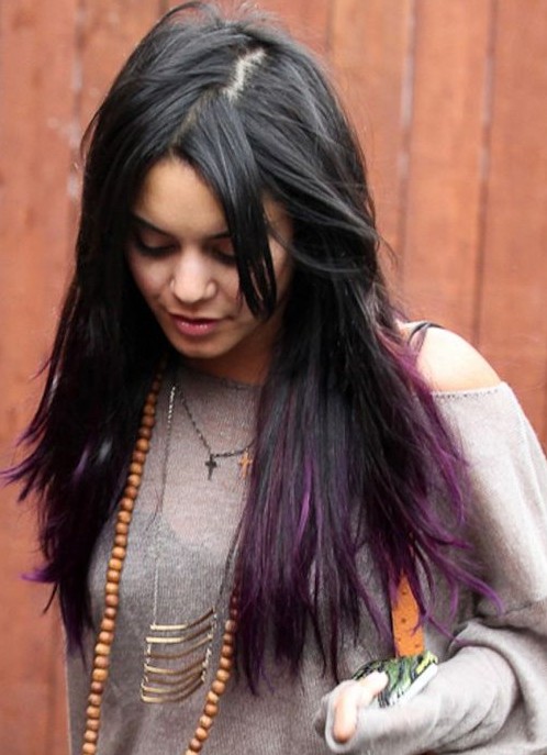 Vanessa Hudgens Hair Styles: Long Straight Hairstyle