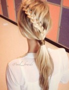 2014 Braided Hairstyles: Cute Braids and Ponytails