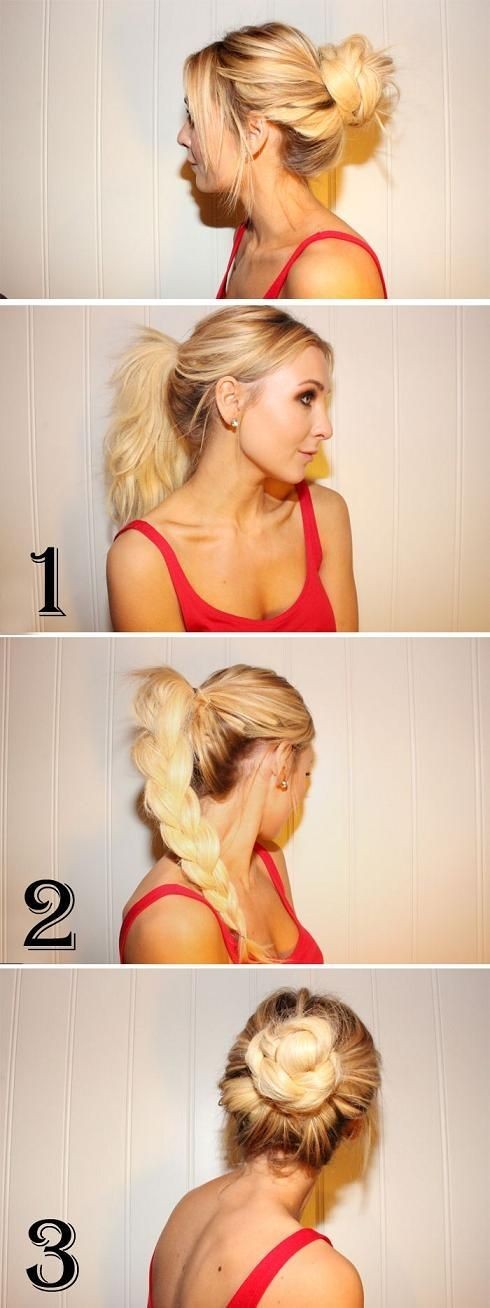 Easy Braided Updos: Prom Hairstyles