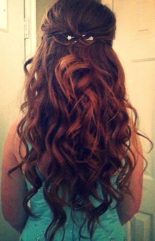 Long Curly Hairstyles 2014: Beautiful prom hairstyles for long hair