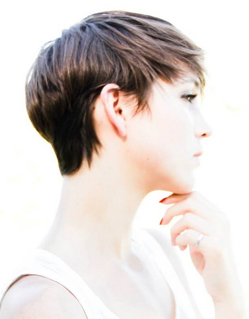 30 Chic Pixie Haircuts: Elegant Lady with Stylish Short Hairstyle