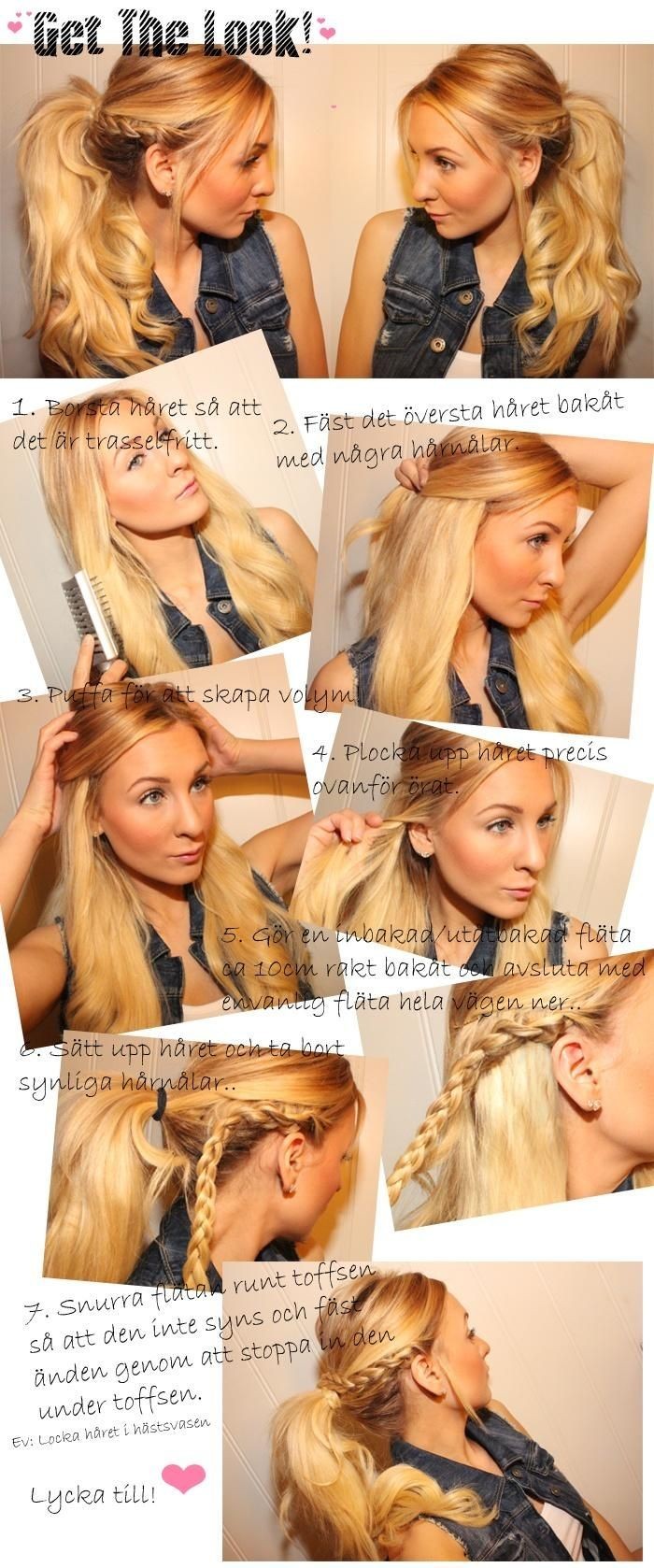 Holiday Ponytail Hairstyles Tutorial: Ponytail Braids