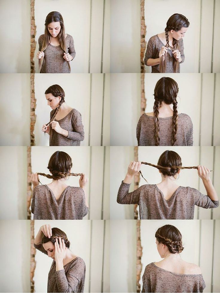 Twist Braid Updo Hairstyle Tutorial: Maiden Hairstyles