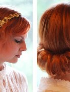 Vintage Updo Hairdo Tutorial: Easy Updo Hairstyles for Prom
