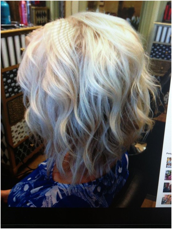 Blonde Curly Hairstyle