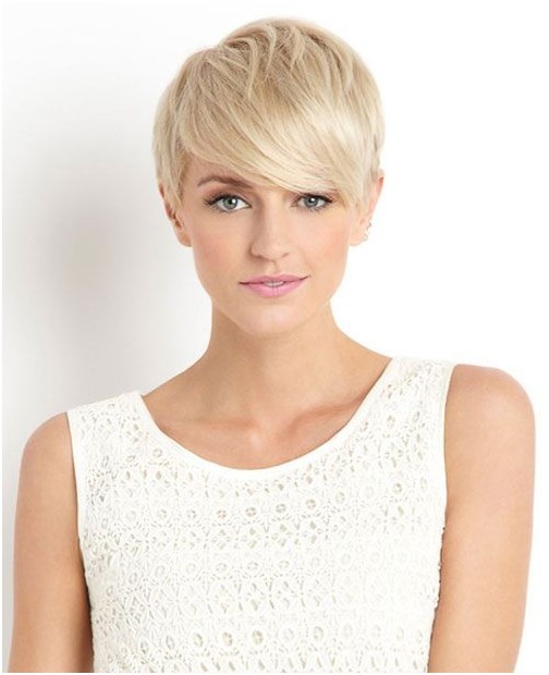 Blonde Pixie Hair Cut for Women