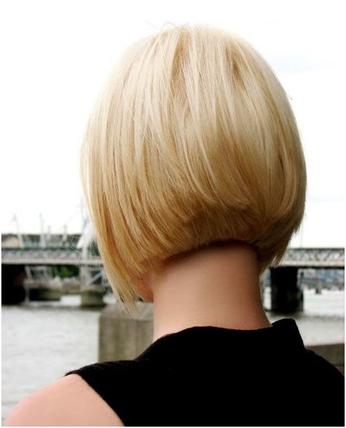 Classic Short Bob Haircut: Back View of Short Hair