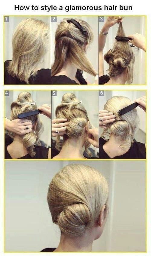 How to Style a Glamorous Hair Bun
