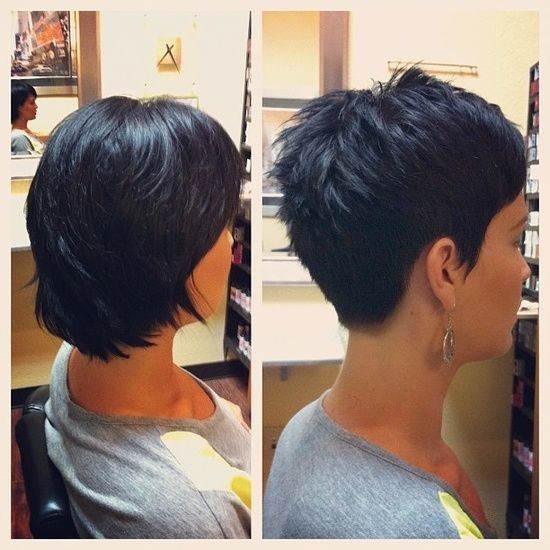 Pixie Haircut Before and After