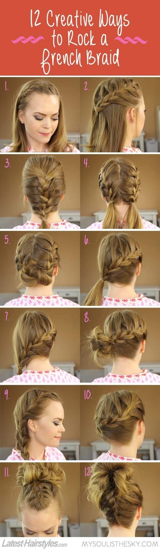 Cute Easy French Braided Hairstyles Ideas